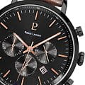 Pierre Lannier Pierre Lannier Baron 222G434 кварцевые мужские часы часы, крупный план черный циферблат