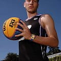 Maurice Lacroix Maurice Lacroix Aikon Tide Special Edition FIBA 3x3 AI2008-68YZ8-800-0 кварцевые мужские часы часы, крупный план белый циферблат