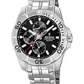 Festina Festina Multifuncion F20445/3  F20445/3 кварцевые мужские часы  черный циферблат, браслет нержавеющая сталь 316l — вид спереди
