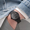 Hamilton Hamilton Khaki Field Titanium Auto H70665130 механические мужские часы часы, крупный план черный циферблат