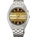 Orient Orient EM0401PU (FEM0401PU)  FEM0401PU механические мужские часы  коричневый циферблат, браслет  — вид спереди