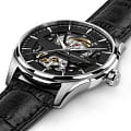 Hamilton Hamilton Jazzmaster Skeleton Auto H42535780 jazzmaster швейцарские мужские часы на браслете кожаный боковой вид