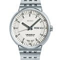 Mido Mido All Dial Chronometer M8340.4.B1.11  M83404B111 механические мужские часы  белый циферблат, браслет нержавеющая сталь — вид спереди