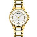 Certina Certina DS-6 Lady C039.251.33.017.00  C0392513301700 кварцевые женские часы  белый циферблат, браслет сталь + pvd + керамика — вид спереди