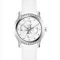 Guess Guess Trend GW0860L3  GW0860L3 кварцевые женские часы  белый циферблат, браслет кожаный — вид спереди