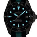 Certina Certina DS Action Diver C032.807.48.081.00  швейцарские мужские часы на браслете нейлон боковой вид