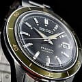 Seiko Seiko Presage SRPG07J1 механические мужские часы часы, крупный план зеленый циферблат