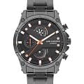Lee Cooper Lee Cooper LC07637.060  LC07637.060 кварцевые мужские часы  черный циферблат, браслет нержавеющая сталь с ip-покрытием — вид спереди