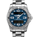 Breitling Breitling Aerospace EVO E79363101C1E1  E79363101C1E1 кварцевые мужские часы синий циферблат, браслет титановый — вид спереди