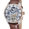 Earnshaw Earnshaw Longitude ES-8006-08  ES-8006-08 механические мужские часы  серебристый циферблат, браслет кожаный — вид спереди