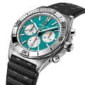 Breitling Breitling Chronomat B01 42 NFL Miami Dolphins Edition AB01342B1L2S1  наручные мужские часы фото под углом.