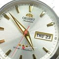 Orient Orient RA-AB0033S19 3 stars 21 jewels японские мужские часы на браслете нержавеющая сталь боковой вид