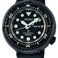Seiko Seiko Prospex S23631J1S  S23631J1S кварцевые мужские часы  черный циферблат, браслет силикон — вид спереди