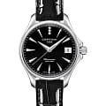 Certina Certina DS Action C032.051.16.056.00 DS Action C0320511605600 кварцевые женские часы  черный циферблат, браслет кожаный — вид спереди