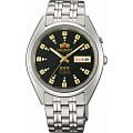 Orient Orient EM0401NB (FEM0401NB)  FEM0401NB механические мужские часы  черный циферблат, браслет  — вид спереди