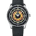 Mido Mido Ocean Star Decompression Worldtimer 200 M026.829.17.051.00  M0268291705100 механические мужские часы  цветной циферблат, браслет каучук — вид спереди