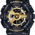 Casio Casio Baby-G BA-110X-1AER  BA-110X-1ADR кварцевые женские часы   циферблат, браслет пластик — вид спереди