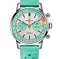Breitling Breitling Top Time B01 Fausto Coppi AB01768A1A1X1  AB01768A1A1X1 механические мужские часы  белый циферблат, браслет кожаный — вид спереди