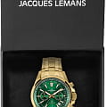 Jacques Lemans Jacques Lemans Sport 1-2117P кварцевые мужские часы часы, крупный план зеленый циферблат