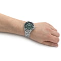 Emporio Armani Emporio Armani Diver AR11338 мужские часы зеленый циферблат на запястье