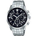 Casio Casio Edifice EFB-550D-1A  EFB-550D-1A кварцевые мужские часы  черный циферблат, браслет  — вид спереди