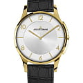 Jacques Lemans Jacques Lemans 1-1778P  1-1778P кварцевые женские часы  белый циферблат, браслет кожаный — вид спереди