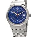 Swatch Swatch Core YIS401GC  YIS401GC механические мужские часы  синий циферблат, браслет нержавеющая сталь — вид спереди