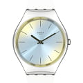 Swatch Swatch Skin Irony SYXS141  SYXS141 кварцевые женские часы  серебристый циферблат, браслет силикон — вид спереди