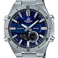 Casio Casio Edifice ERA-110D-2A ERA ERA-110D-2AVEF кварцевые мужские часы  синий циферблат, браслет нержавеющая сталь — вид спереди