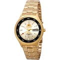 Orient Orient EM5U004C (FEM5U004C)  FEM5U004C механические мужские часы  шампань циферблат, браслет  — вид спереди
