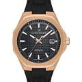 Jacques Philippe Jacques Philippe Octagon JPQGS383411  JPQGS383411 кварцевые мужские часы  черный циферблат, браслет силикон — вид спереди