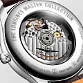 Longines L28934592 наручные мужские часы застежка крупным планом