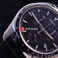 Rado Rado Hyperchrome Chronograph R32259156 кварцевые мужские часы часы, крупный план черный циферблат