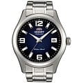Orient Orient ER1X002D (FER1X002D)  FER1X002D механические мужские часы  синий циферблат, браслет  — вид спереди