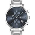 Hugo Boss Hugo Boss Integrity HB1513779  HB1513779 кварцевые мужские часы  синий циферблат, браслет нержавеющая сталь — вид спереди