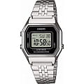 Casio Casio Collection LA680WEA-1EF  LA680WEA-1EF кварцевые женские часы  серый циферблат, браслет нержавеющая сталь — вид спереди