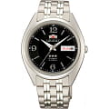 Orient Orient AB0000EB (FAB0000EB)  FAB0000EB механические мужские часы  черный циферблат, браслет  — вид спереди