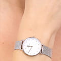Daniel Wellington Daniel Wellington Petite Lumine Pressed Sterling DW00100602 женские часы белый циферблат на запястье