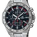 Casio Casio Edifice EFR-564D-1A EFR EFR-564D-1A кварцевые мужские часы черный циферблат, браслет нержавеющая сталь — вид спереди