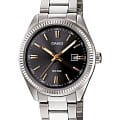 Casio Casio Collection LTP-1302D-1A2  LTP-1302D-1A2 кварцевые женские часы  черный циферблат, браслет нержавеющая сталь — вид спереди