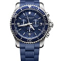 Victorinox Victorinox Maverick 241690  241690 кварцевые мужские часы  синий циферблат, браслет каучук — вид спереди