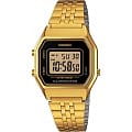 Casio Casio Collection LA680WEGA-1E  LA680WEGA-1E кварцевые мужские часы  шампань циферблат, браслет нержавеющая сталь — вид спереди