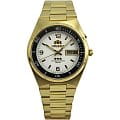 Orient Orient EM6H00JW (FEM6H00JW)  FEM6H00JW механические мужские часы  белый циферблат, браслет  — вид спереди