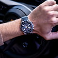 Casio Casio Edifice EQB-2000DC-1A кварцевые мужские часы часы, крупный план черный циферблат