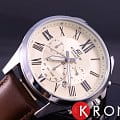 Casio Casio Edifice EFV-500L-7A edifice японские мужские часы на браслете кожаный боковой вид