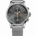 Hugo Boss Hugo Boss Jet HB1513440  HB1513440 кварцевые мужские часы  серый циферблат, браслет нержавеющая сталь — вид спереди