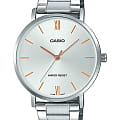 Casio Casio Collection  LTP-VT01D-7B  LTP-VT01D-7B кварцевые женские часы  серебристый циферблат, браслет нержавеющая сталь — вид спереди