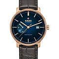 Rado Rado Coupole Classic Automatic Power Reserve R22879215 Classic R22879215 механические мужские часы  синий циферблат, браслет кожаный — вид спереди