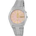 Orient Orient EM6Q00EM (FEM6Q00EM)  FEM6Q00EM механические мужские часы  розовый циферблат, браслет  — вид спереди