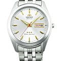 Orient Orient RA-AB0033S19  RA-AB0033S механические мужские часы  белый циферблат, браслет нержавеющая сталь — вид спереди